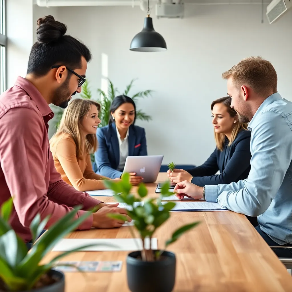 Flexibele werkplek waar medewerkers hun eigen schema bepalen