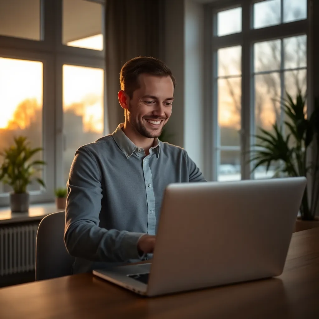 Ontspannen zakenvrouw op fiets tijdens ochtendspits in Amsterdam