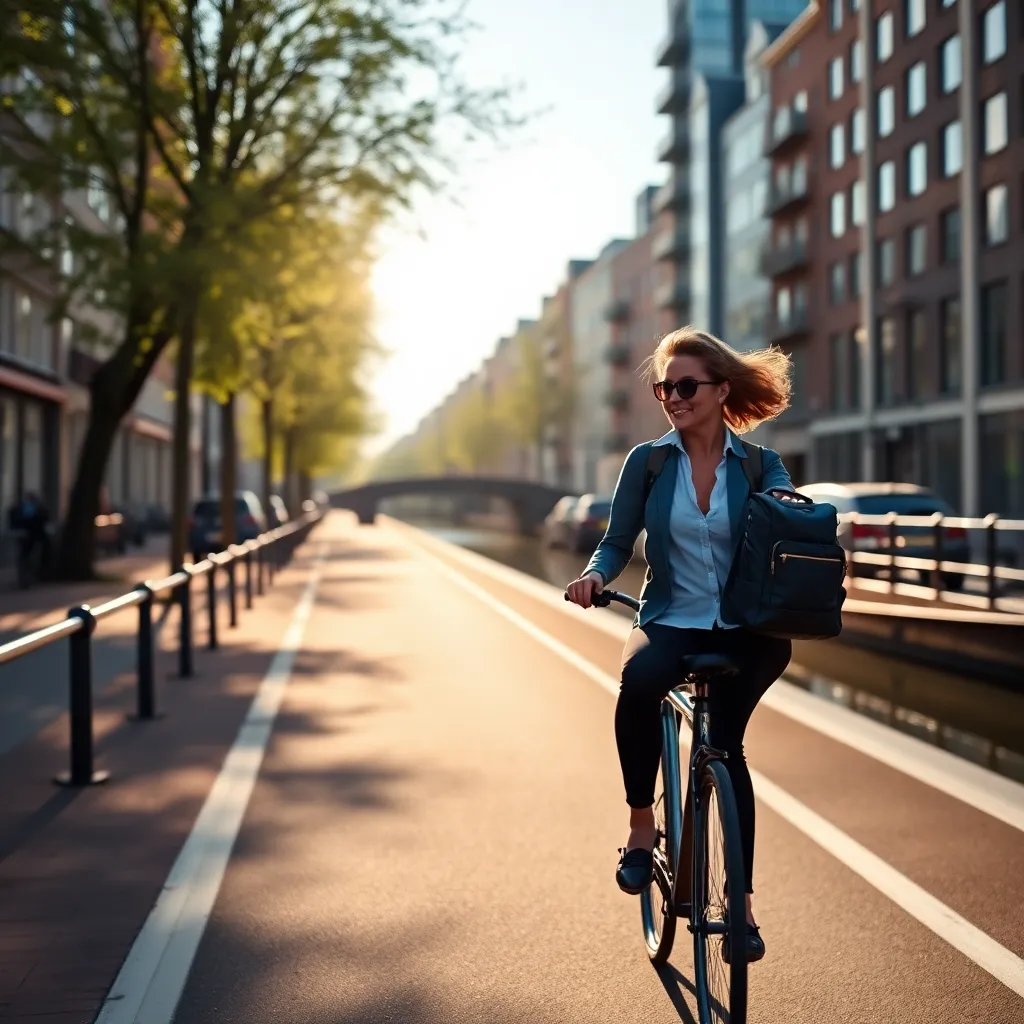 Werk-privé balans illustratie met tulp en klok